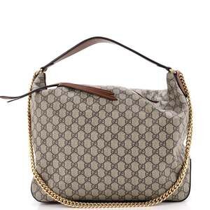 Gucci Chain Hobo Gg Coated Canvas Large #239752G19B
